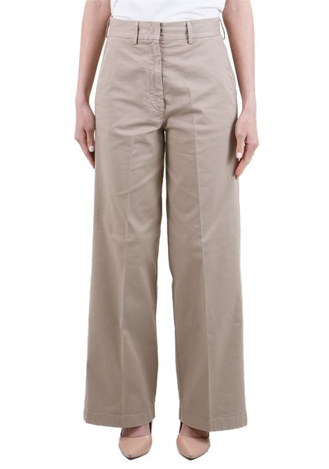 Pantalone over beige wide leg FORTE FORTE | Pantaloni | 13543MYPANTS3039